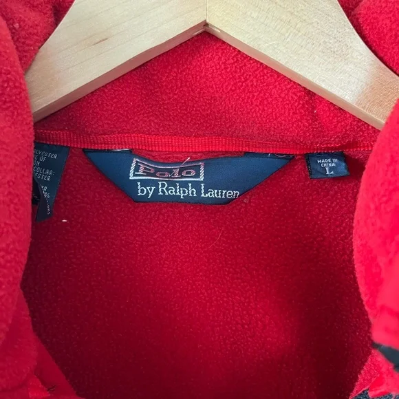Ralph Lauren Polo Red Fleece Vest - Picture 2 of 10